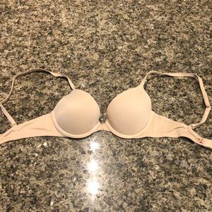 PINK Bra - 32B - Padded - Nude / Tan Color